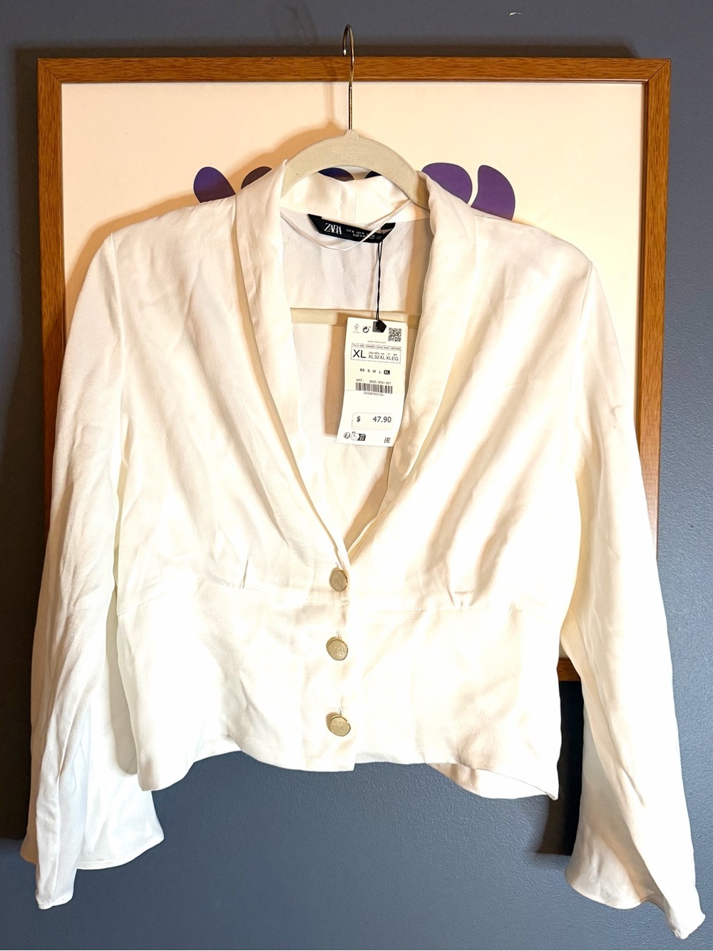 Zara Blouse with Gold Buttons
